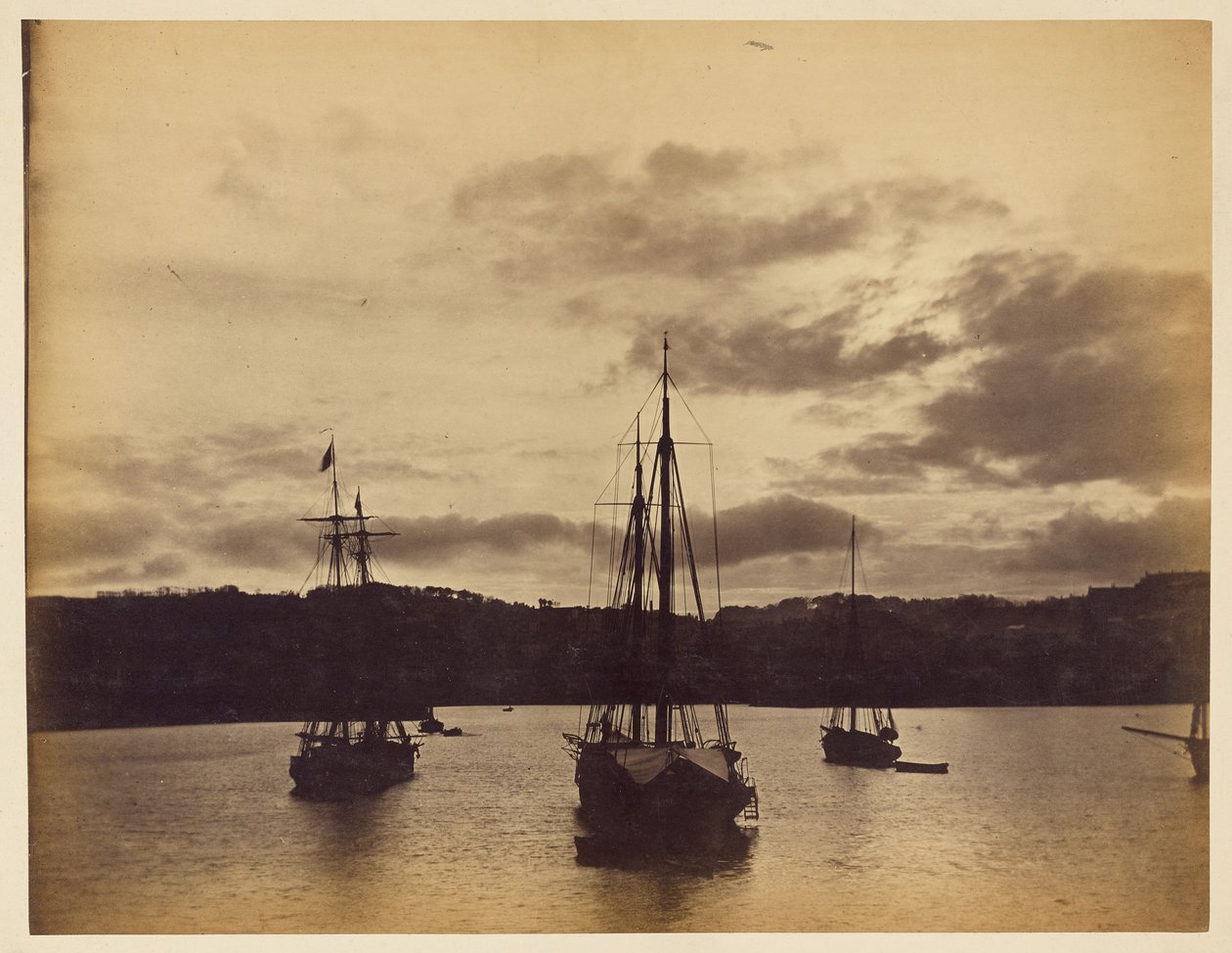 En nattscen i hamnen av Col. Henry Stuart Wortley