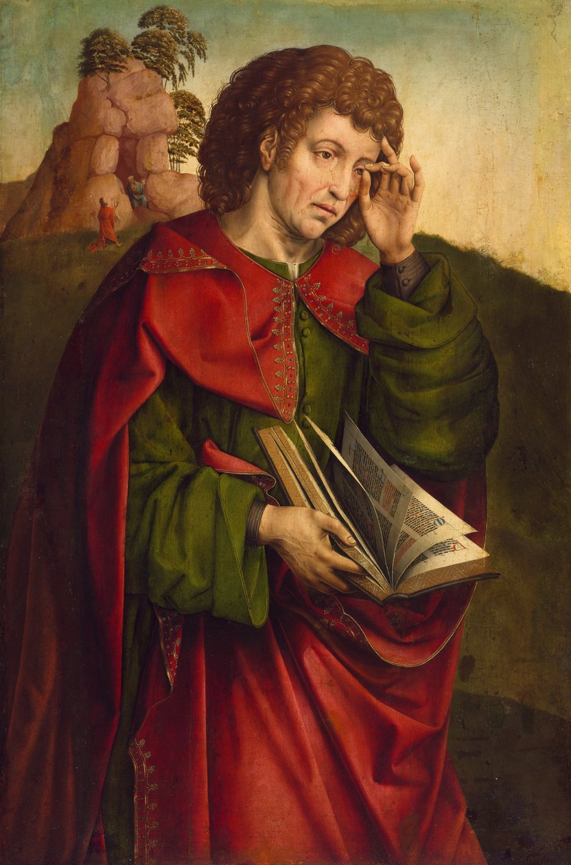 Den helige Johannes evangelisten gråter av Colijn de Coter