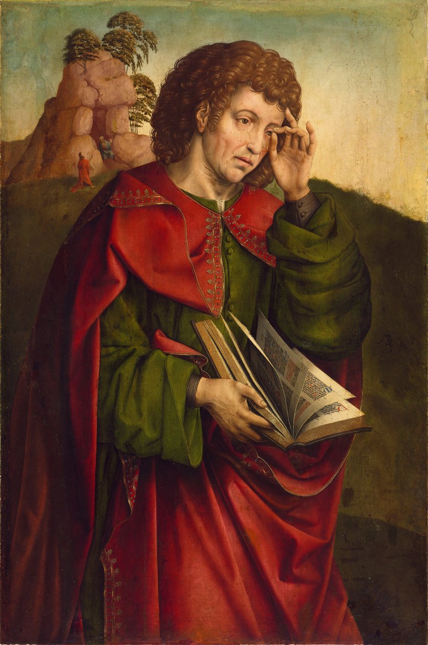 Den helige Johannes evangelisten gråter av Colijn de Coter