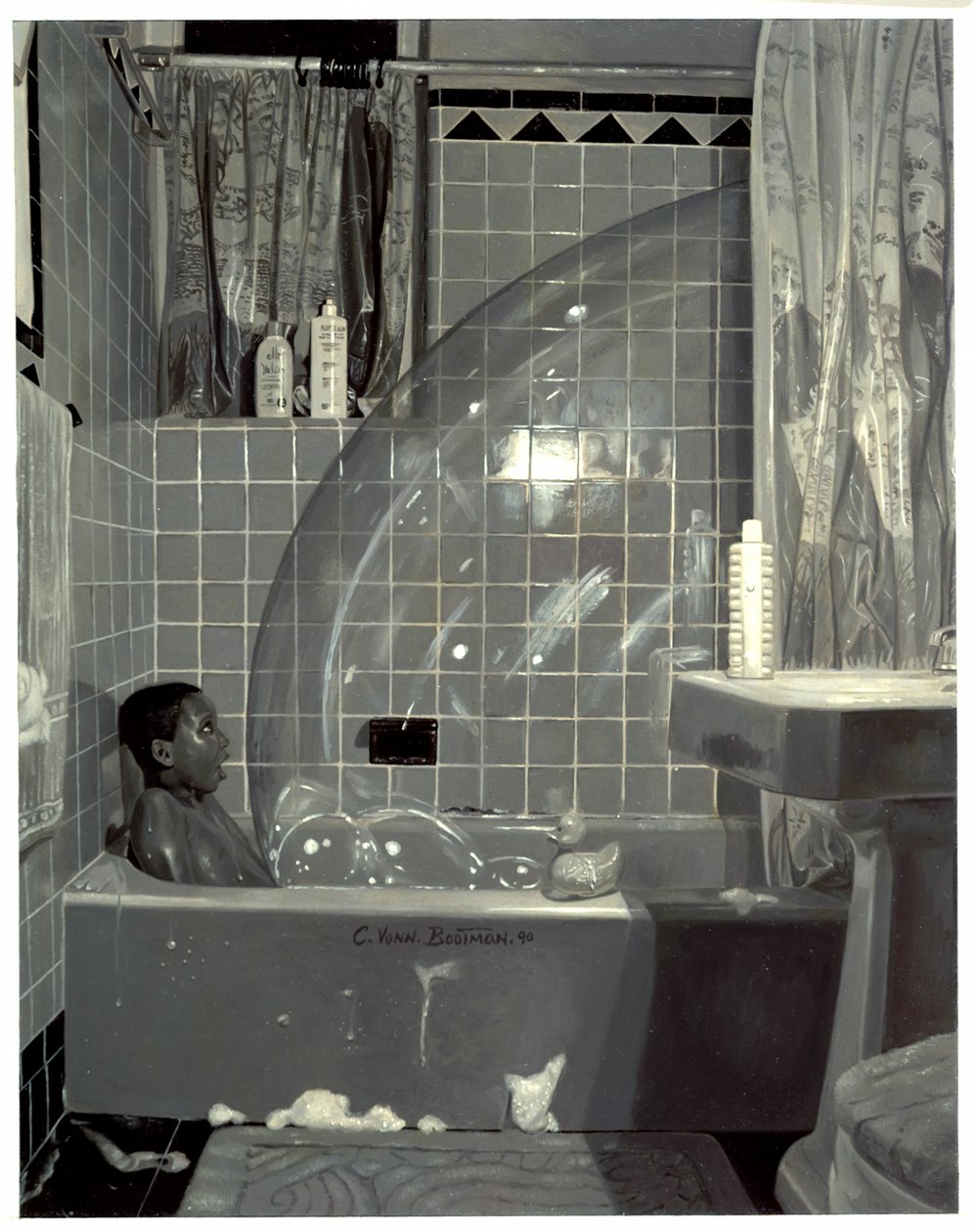 Pojken och bubblan, 1990 av Colin Bootman