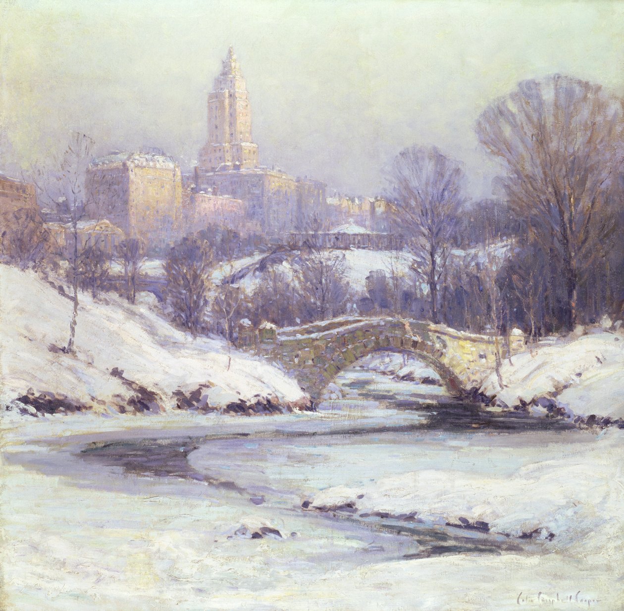 Central parken av Colin Campbell Cooper