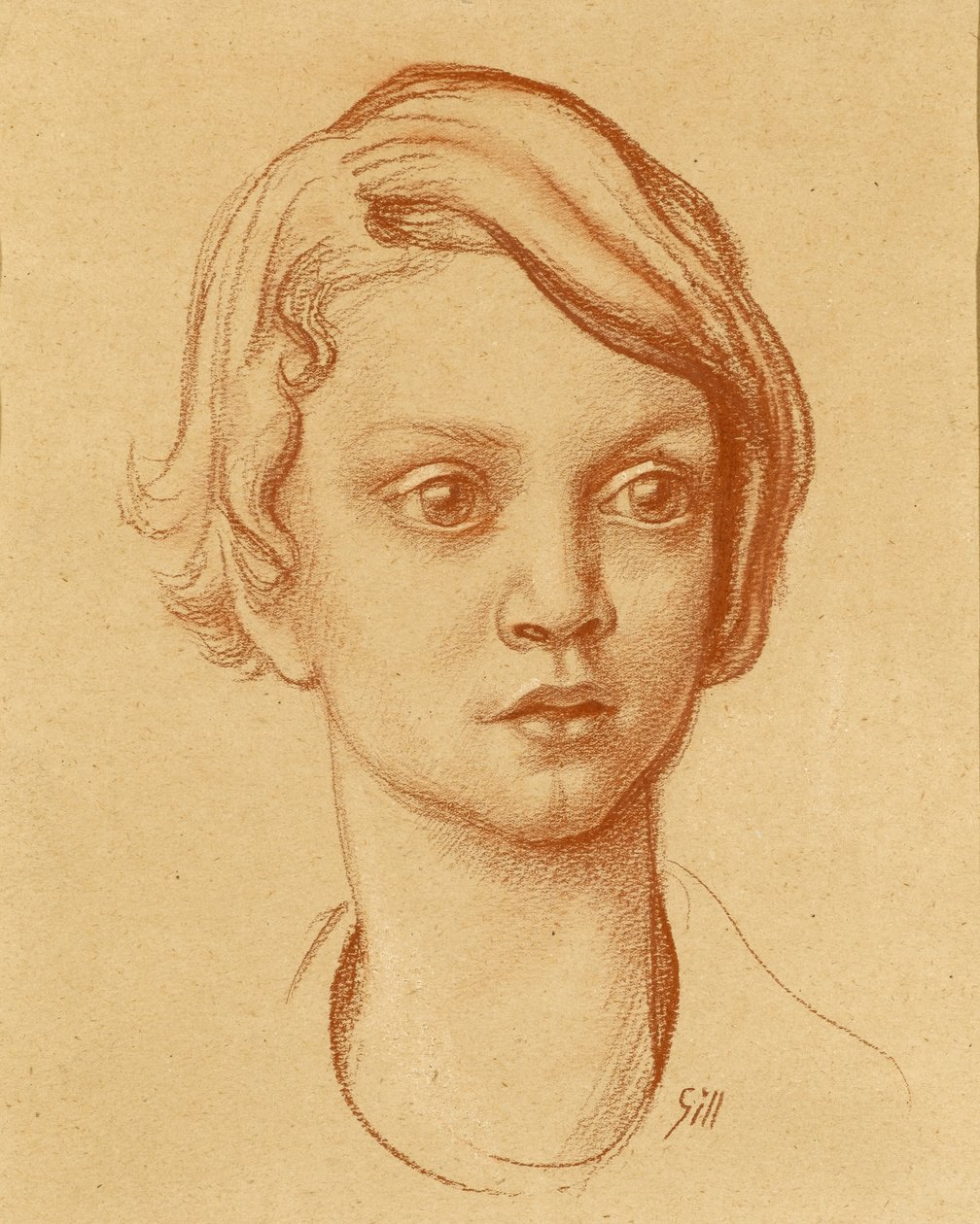 Porträtt av Sue Lethbridge, cirka 1935 av Colin Unwin Gill