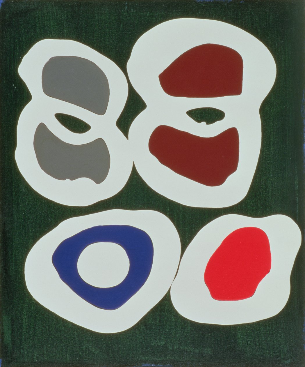 Cross-Cut, 1998 (akryl på duk) av Colin Booth