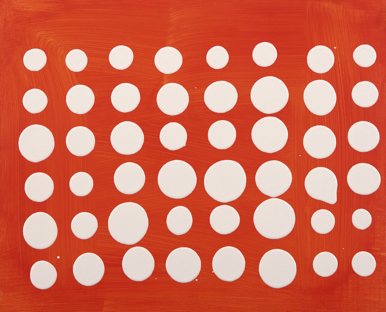 Dot Matrix (akryl på MDF-skiva) av Colin Booth