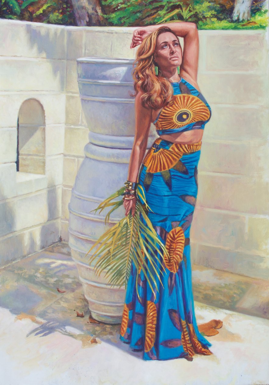 Lady in Blue, 2018 av Colin Bootman