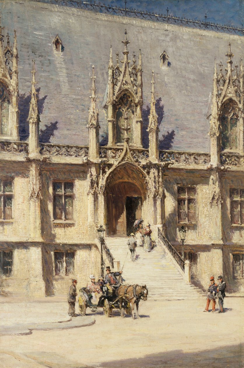Brygge, Belgien av Colin Campbell Cooper