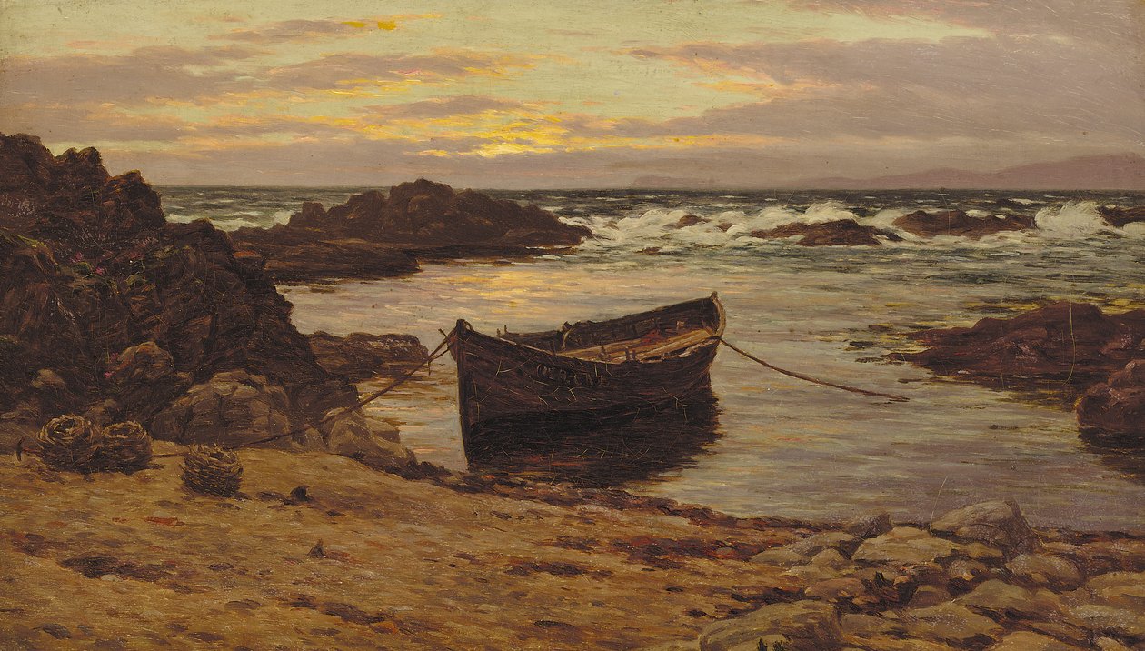 Solnedgång över kusten av Colin Hunter