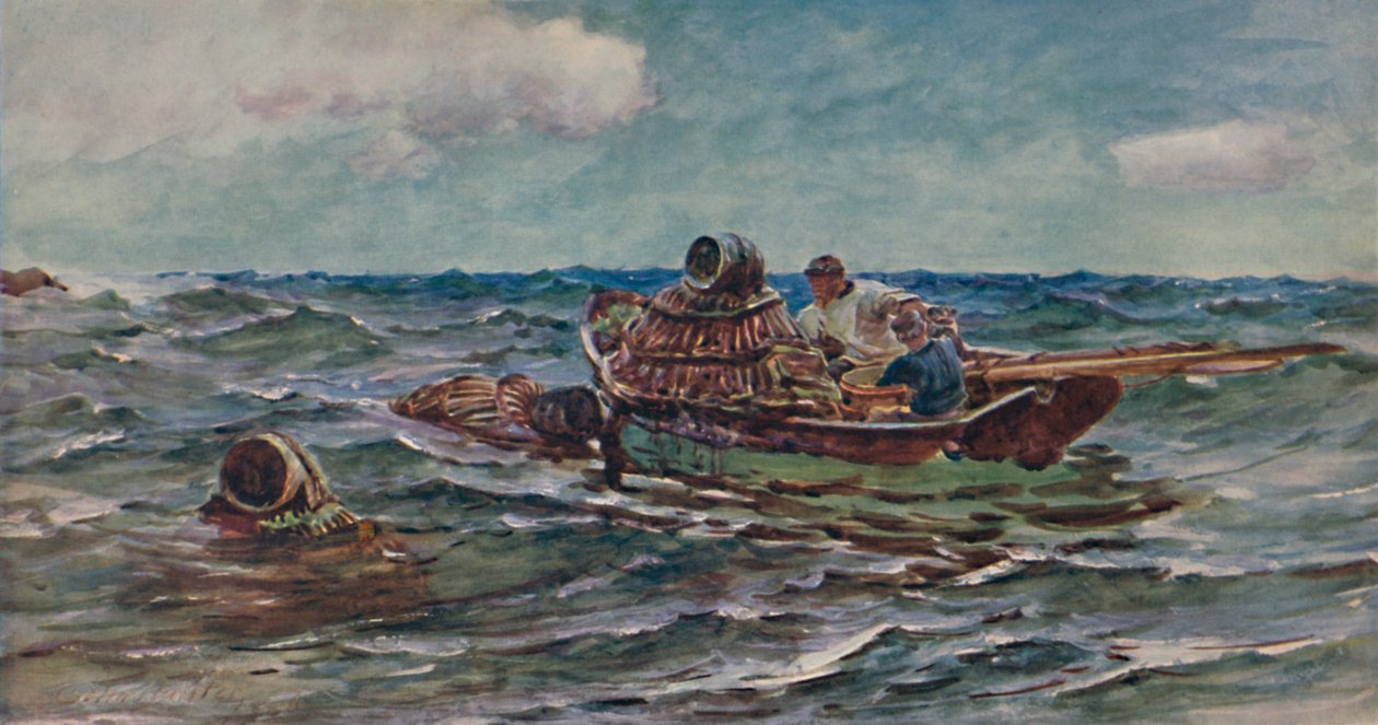 Hummerfångarna, 1886, 1935 av Colin Hunter