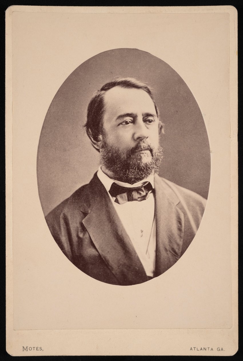 Porträtt av Lucius Jeremiah Gartrell 1821-1891, före 1881. av Columbus Washington Motes