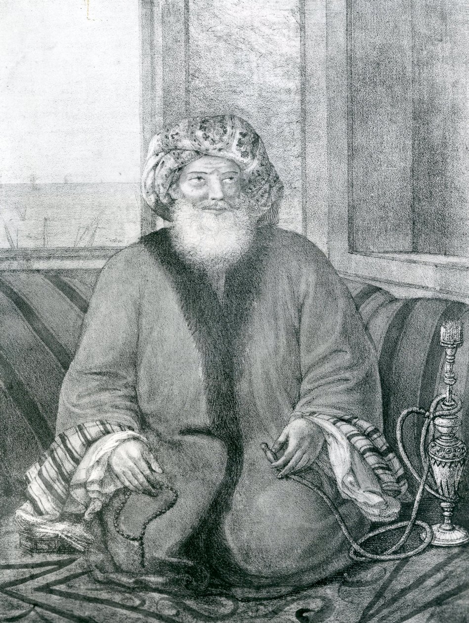 Muhammad Ali Pasha av Egypten (1769-1849), 1818 av Comte de Forbin