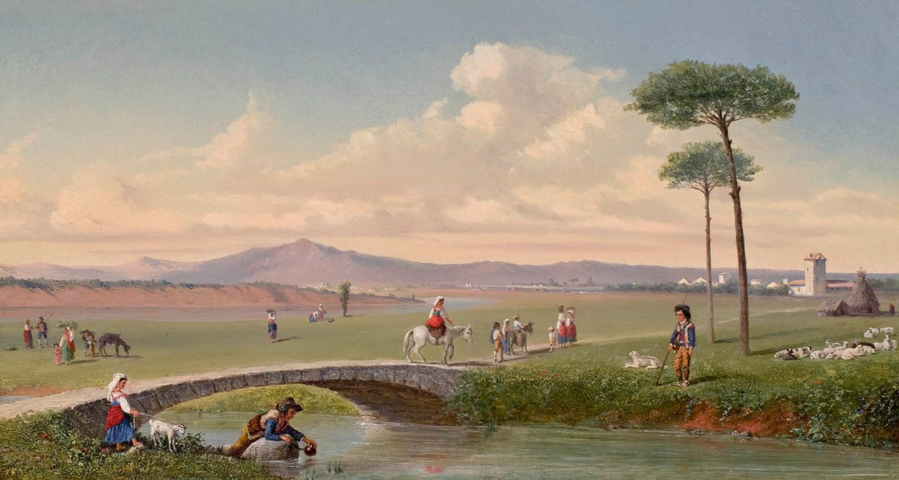 View of Italy av Conrad Wise Chapman