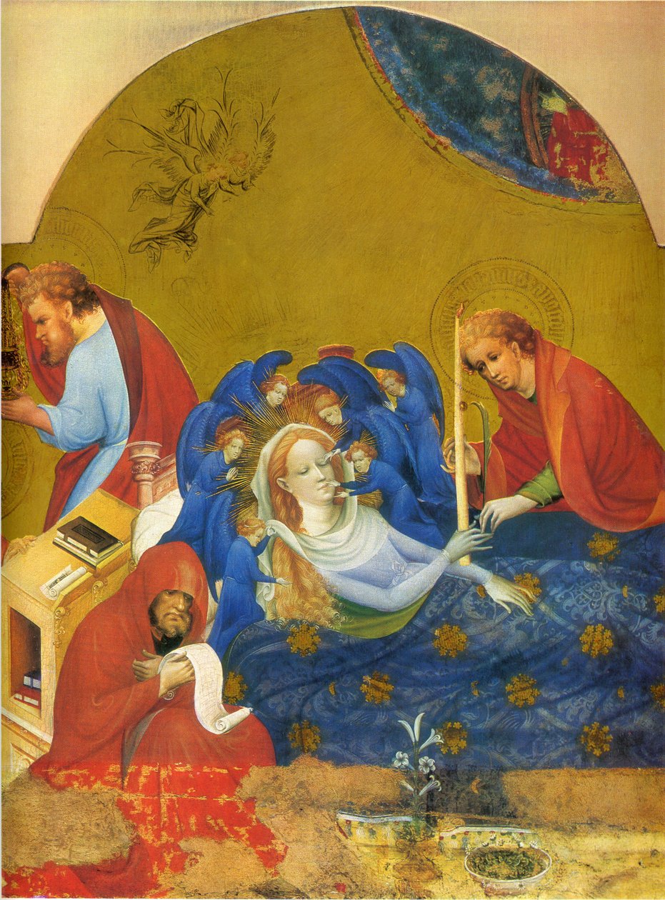 Dormition of Virgin Mary av Conrad von Soest