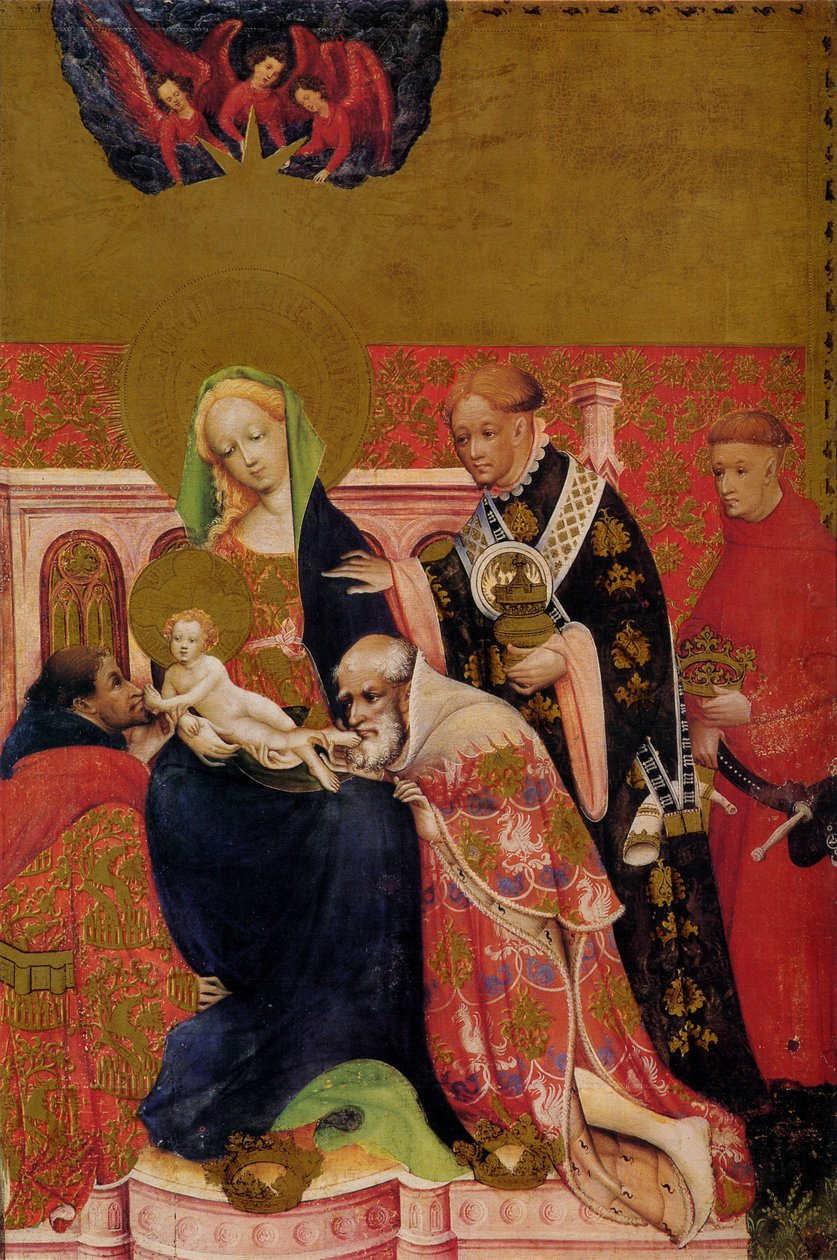 Marienkirche Dortmund - Marienalter - Rechte Tafel av Conrad von Soest
