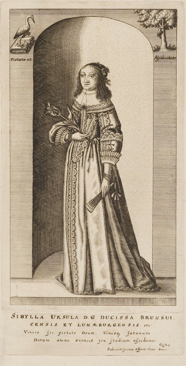 Conrad Buno - Sibylle Ursula, prinsessa av Braunschweig-Lüneburg av Conrad Buno