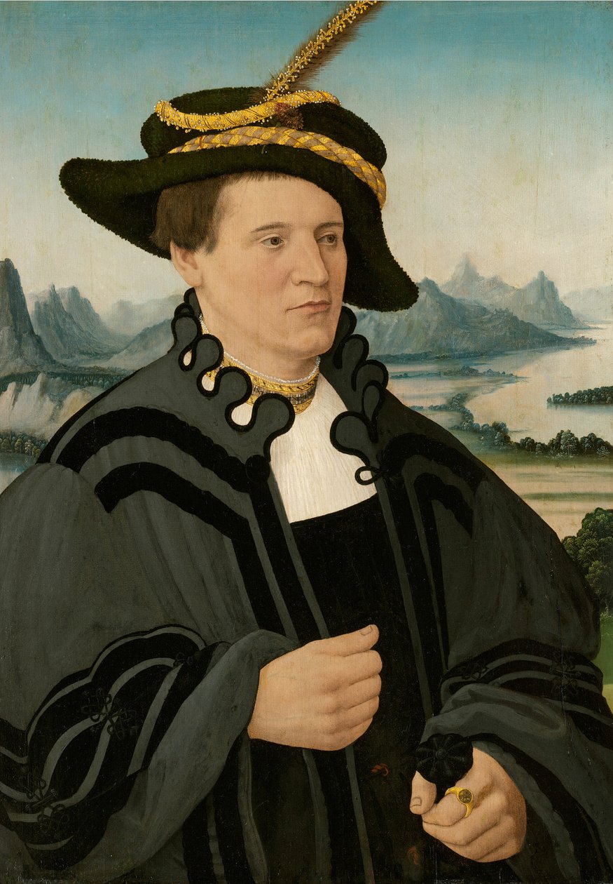 Porträtt av Fridrich Rorbach, 1532. av Conrad Faber von Creuznach