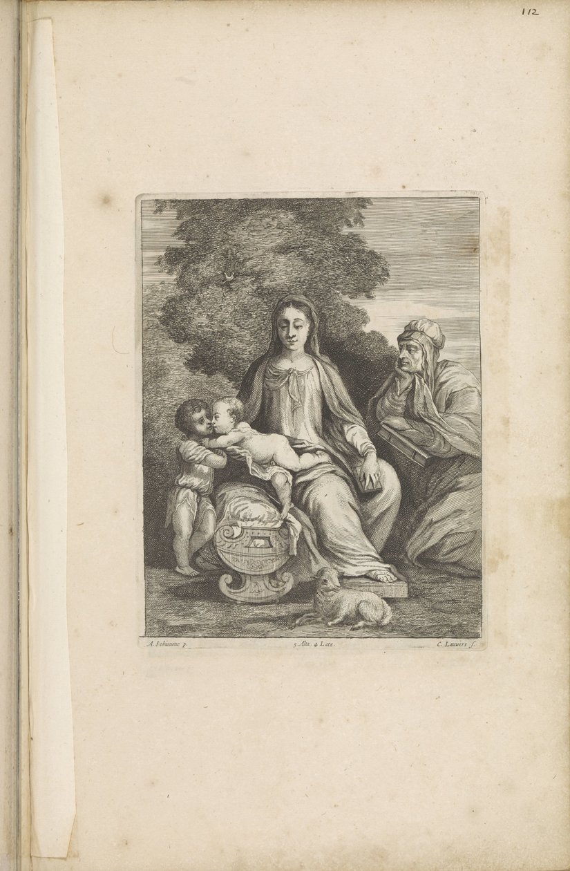 Maria med Kristusbarnet, den unge Johannes Döparen och Sankta Elizabeth av Conrad Lauwers
