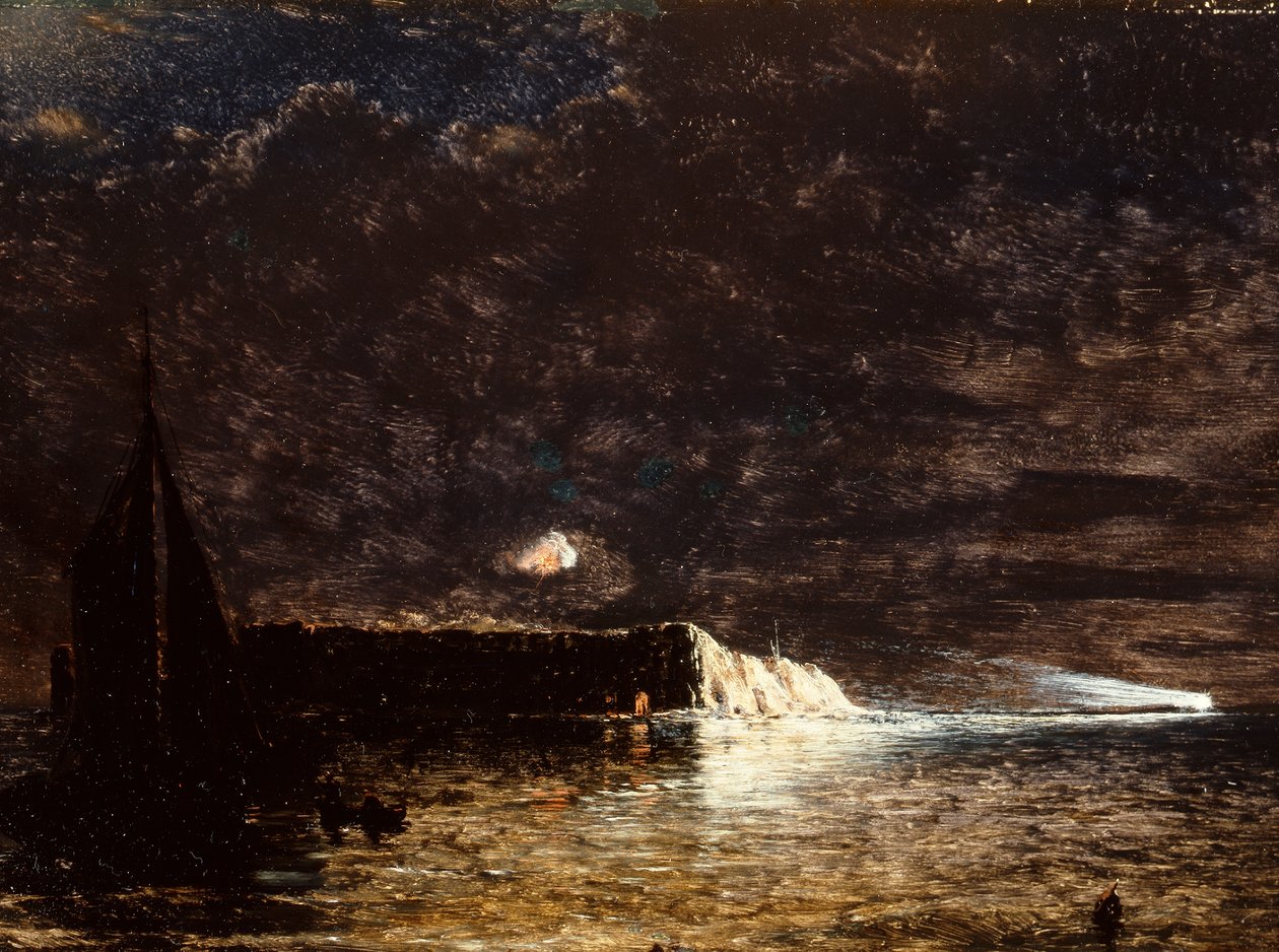 Nattbombning av Fort Sumter, 10 december av Conrad Wise Chapman
