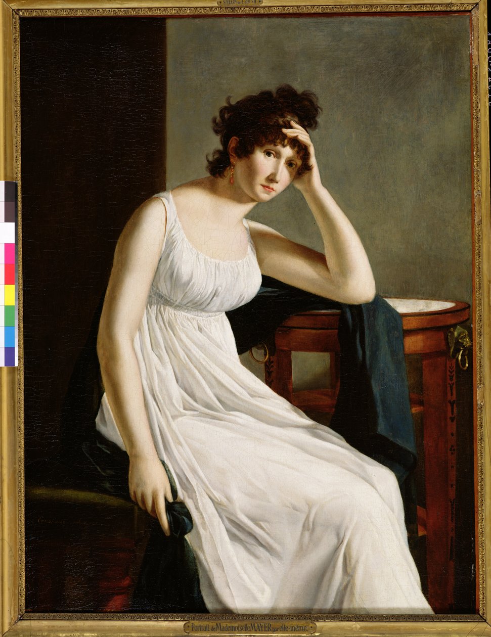 Självporträtt, ca 1799 av Constance Marie Mayer Lamartiniere