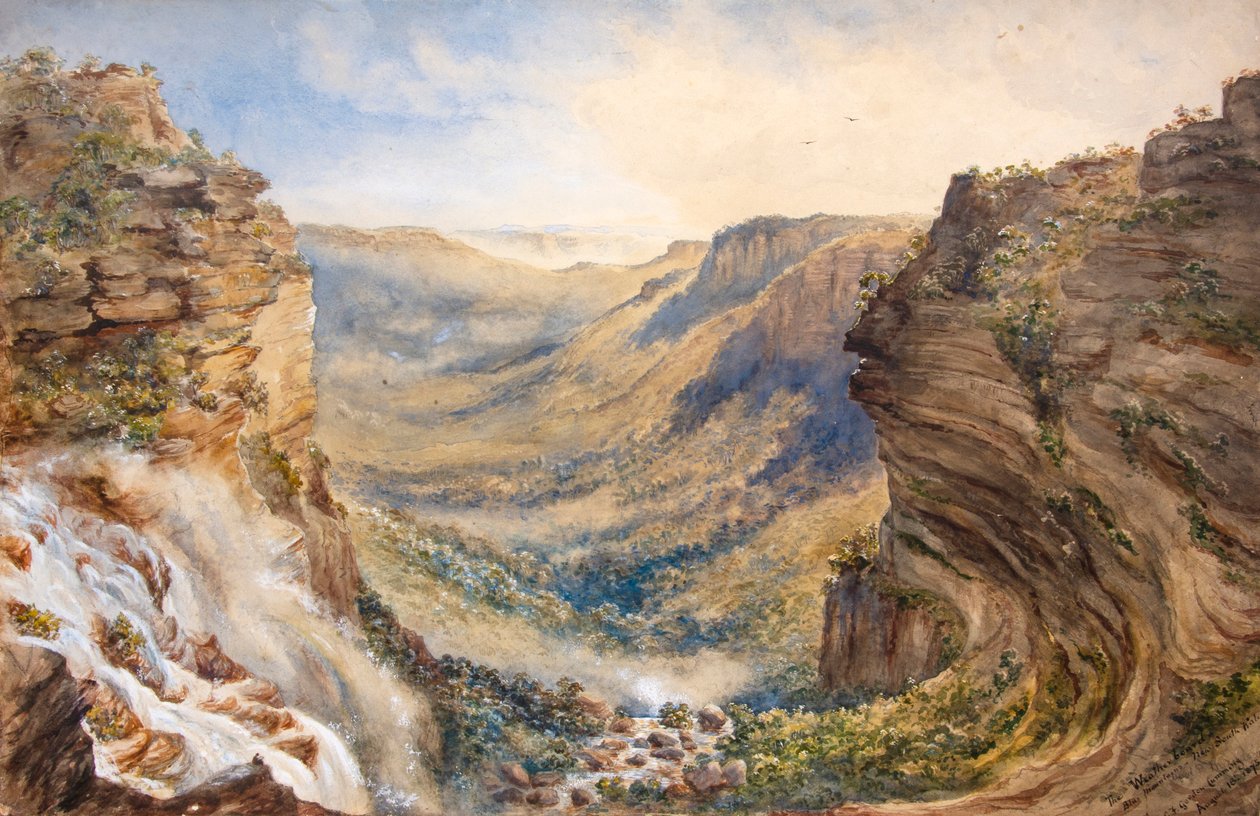 The Weatherboard, Blue Mountains, New South Wales av Constance Frederica Gordon Cumming
