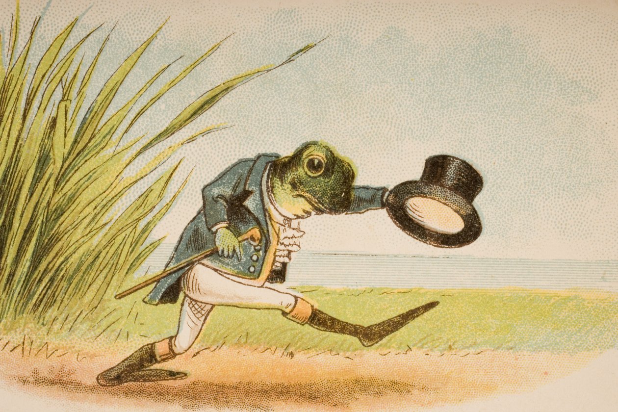 En groda som skulle gå iväg, från "Old Mother Goose
