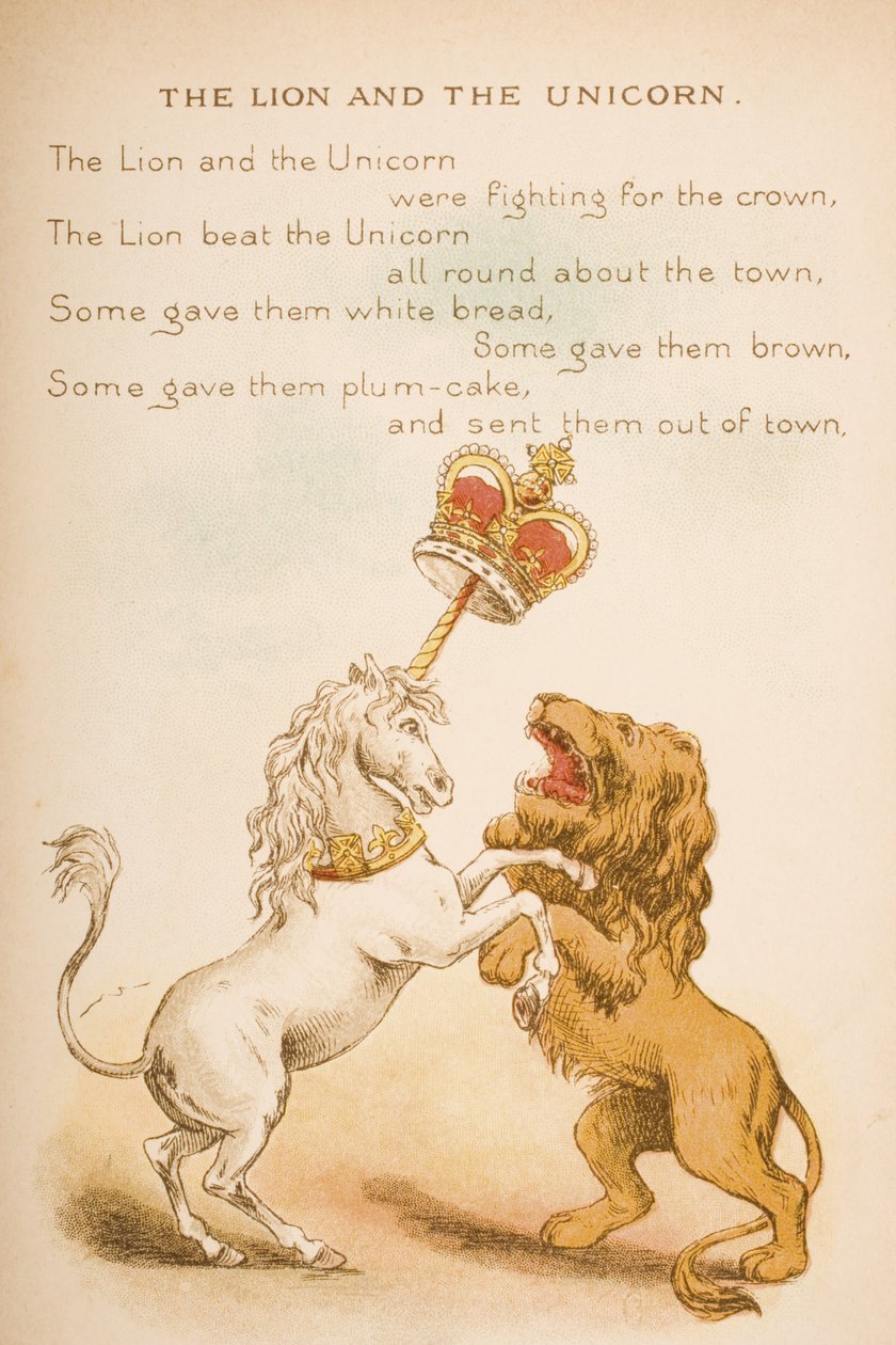 The Lion and the Unicorn, från "Old Mother Goose