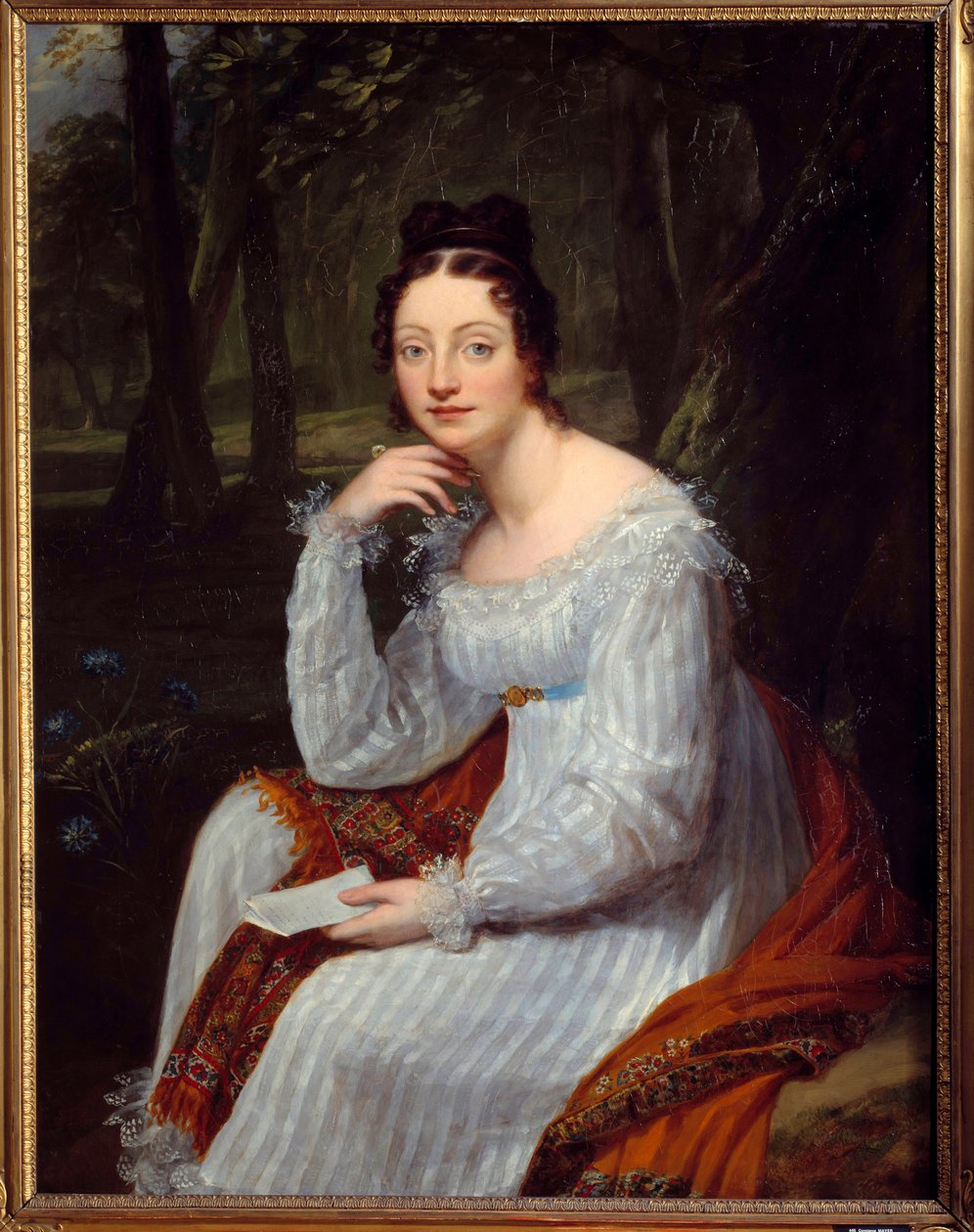Porträtt av Amable Tastu (1798-1885), född Sabine Casimire Amable Voiart, fransk författare och librettist Målning av Constance Mayer (1775-1821) av Constance Marie Mayer Lamartiniere