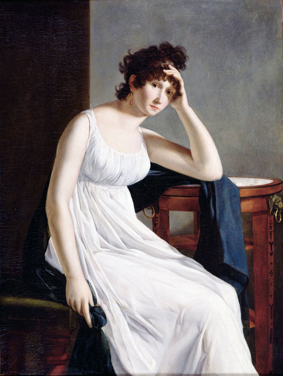 Självporträtt av Mayer, Constance (1775-1821) av Constance Marie Mayer Lamartiniere