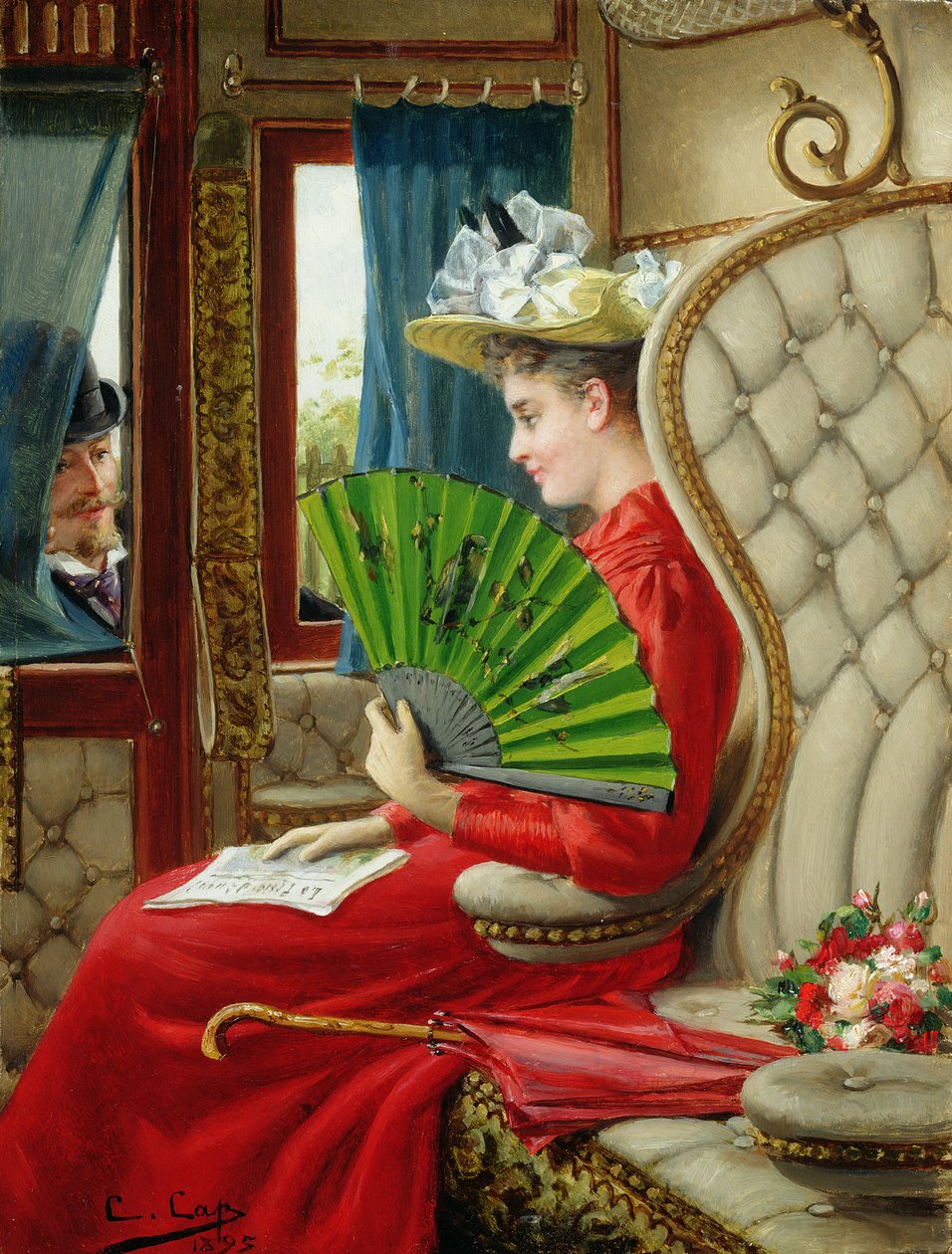 Indiskretionen, 1895 av Constant Aime Marie Cap