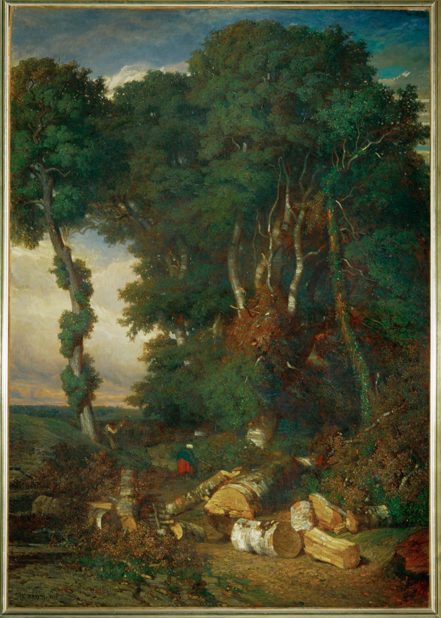 Skogshuggarna av Constant-Emile Troyon