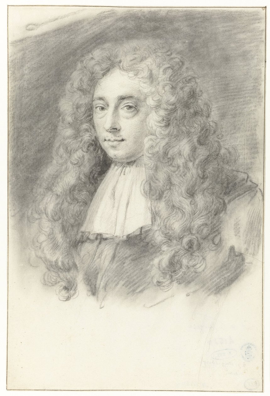 Självporträtt (?) av Constantijn Huygens den yngre av Constantijn Huygens (II) (possibly)