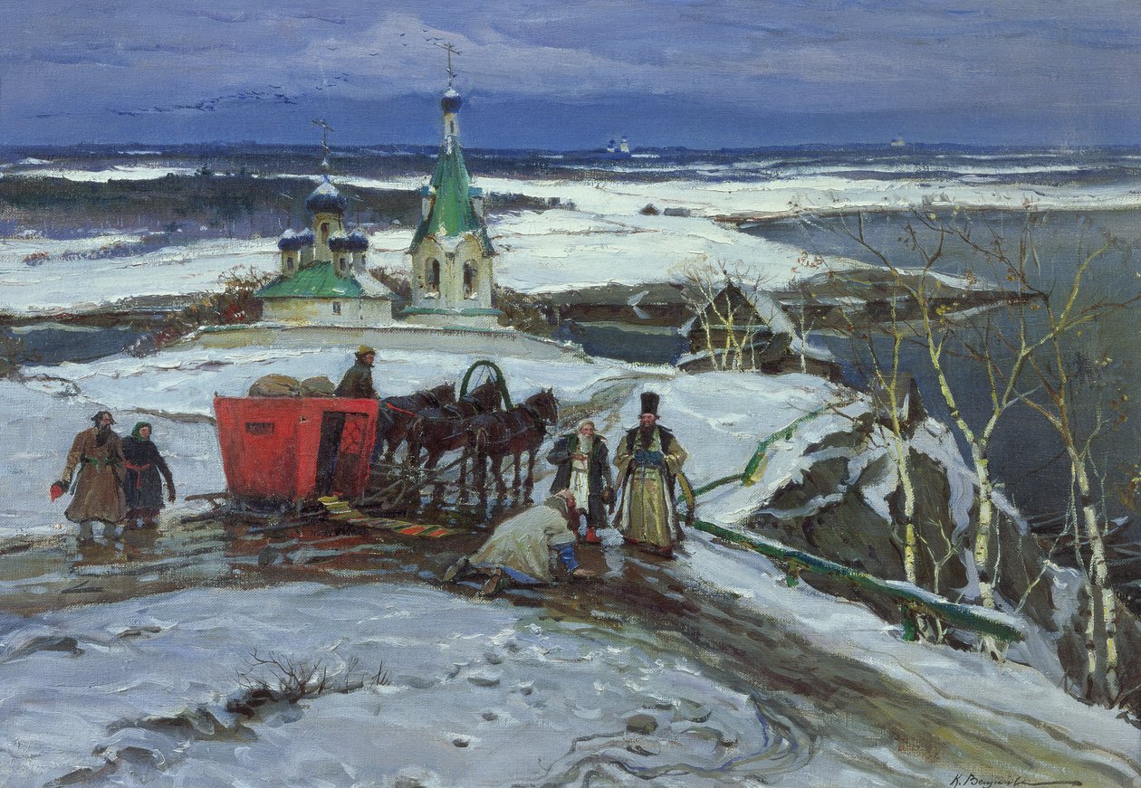 Den stängda släden av Constantin Alexandrovich Westchiloff