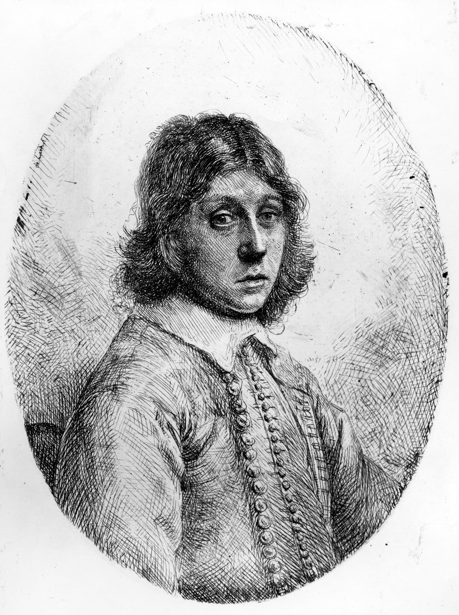 Man i en oval, c.1641-80 av Constantin Daniel van Renesse