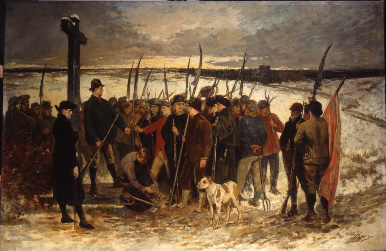 Bondekriget av Constantin Emile Meunier