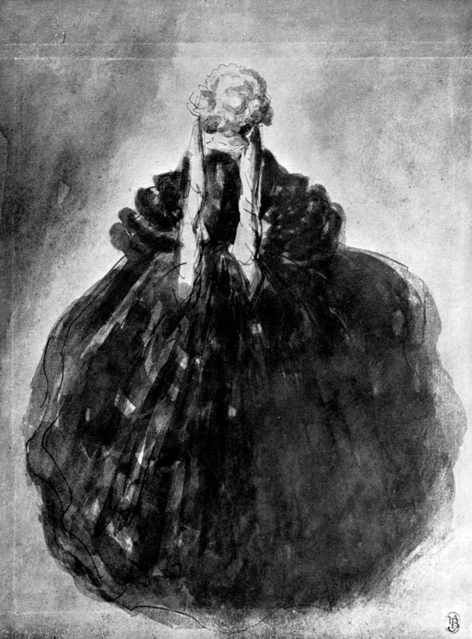 Study of a Lady, 1800-talet, 1930. av Constantin Guys