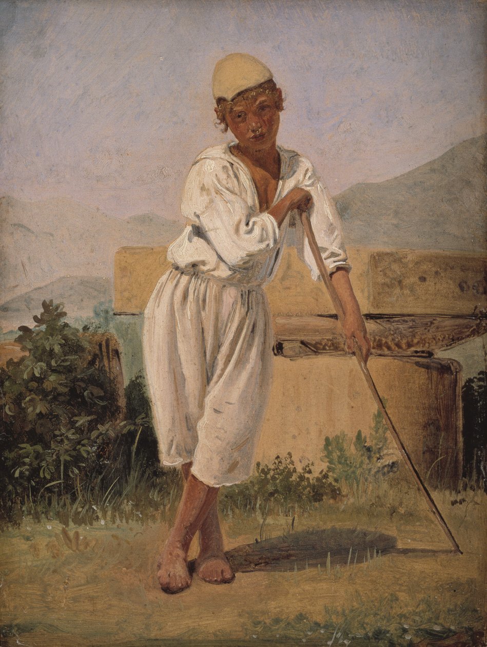 En herdepojke. Pompeji av Constantin Hansen