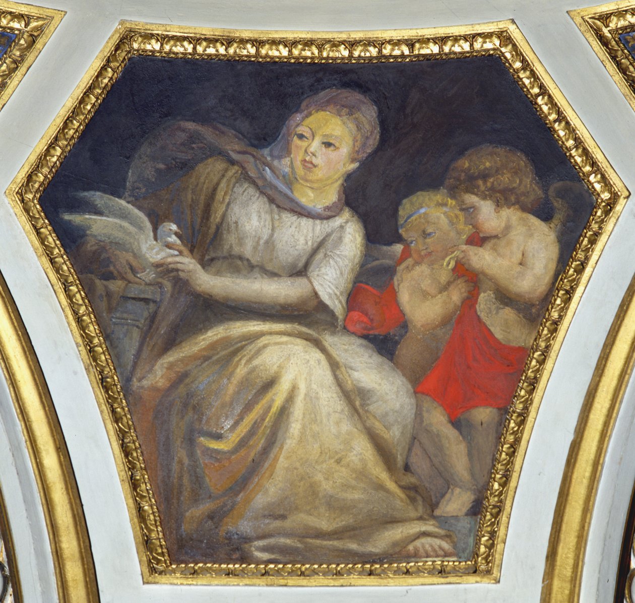 La Prudenza (de fyra kardinaldygderna) av Constantino Brumidi