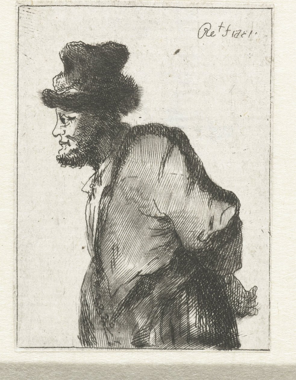 Bonde med händerna bakom ryggen av Constantino Cumano (possibly)