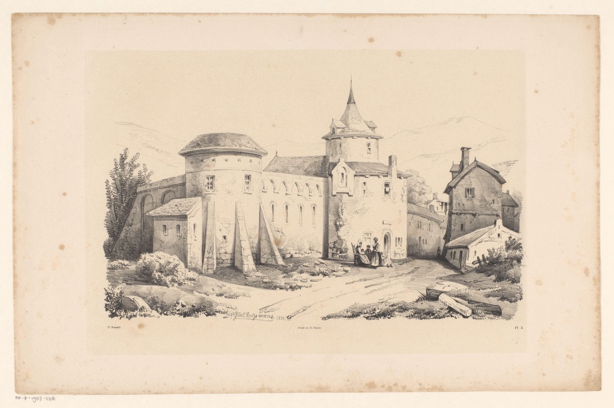 Fort i byn The Landscape (serietitel) av Constantinus Cornelis Huysmans
