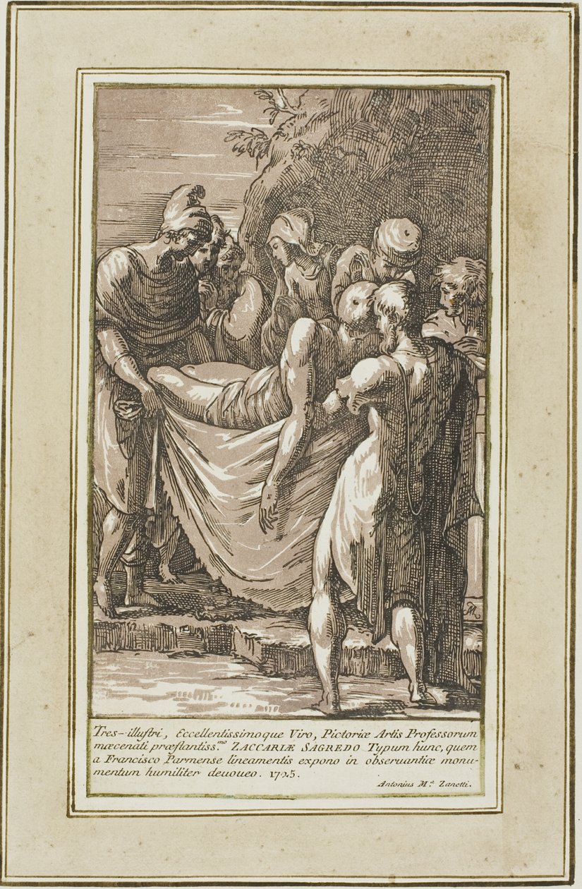 Begravningen av Conte Antonio Maria Zanetti the Elder