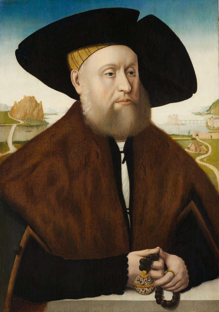 Henrik av Rhen till Mohren 1477-1536, sent 1520-tal. av Copy after Conrad Faber von Creuznach.