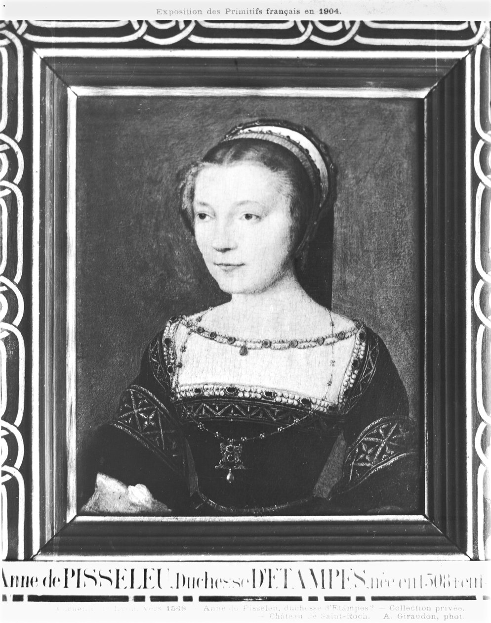 Anne de Pisseleu (1508-80) hertiginna av Etampes, ca 1448 av Corneille de Lyon