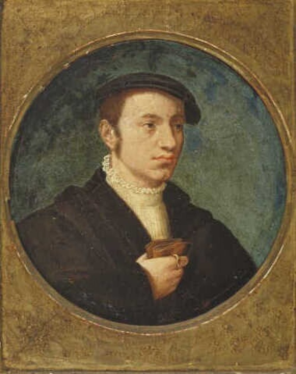 Ung man med basker av Corneille de Lyon