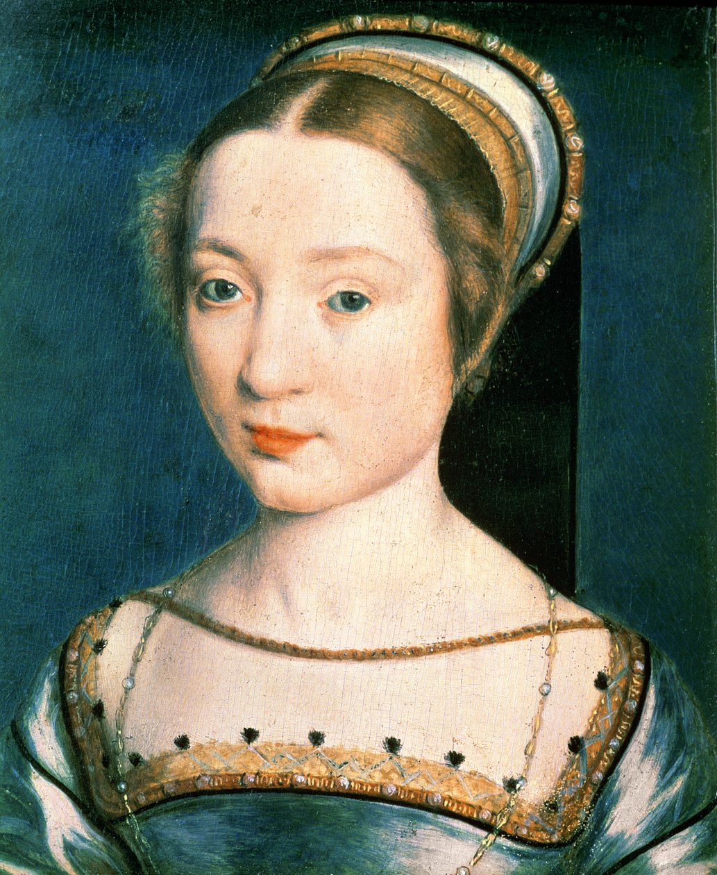 Porträtt av drottning Claude (1499-1524) av Corneille de Lyon