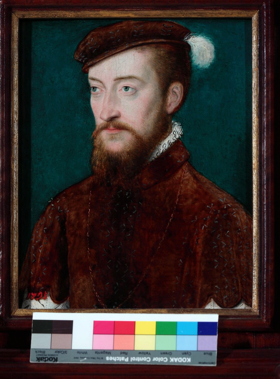 Porträtt av Antoine de Bourbon, 1548 av Corneille de Lyon