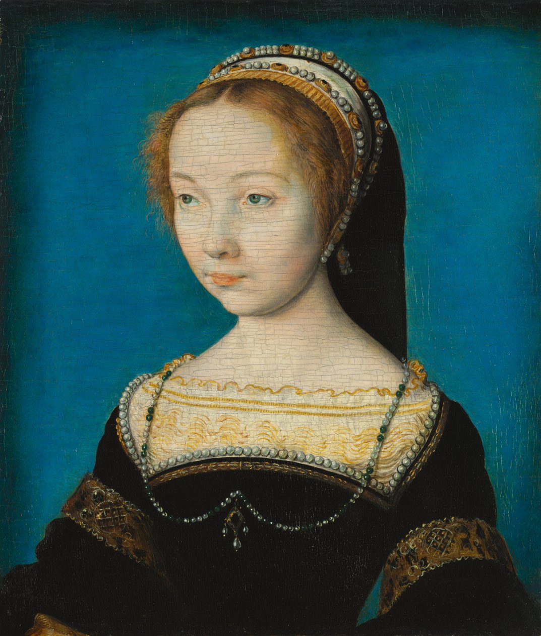 Porträtt av en kvinna, ca. 1540. av Corneille de Lyon