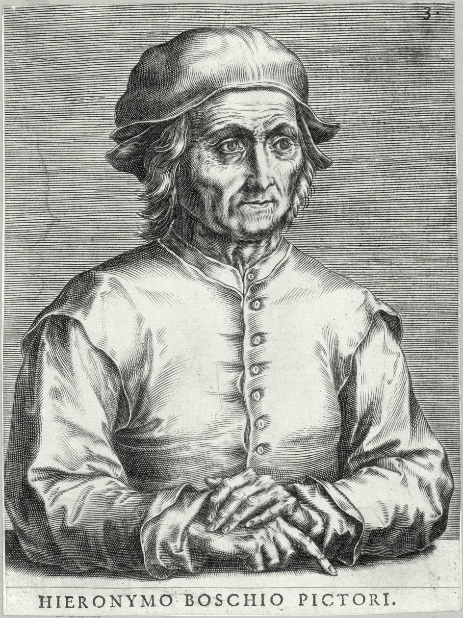 Portrait of Hieronymus Bosch av Cornelis Cort