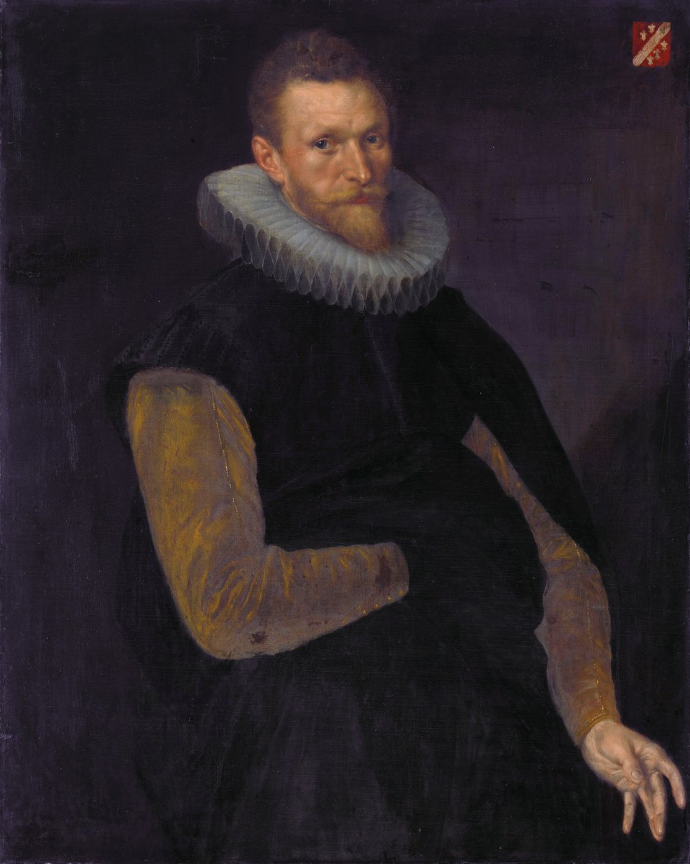 Portrait of Jacob Cornelisz. Banjaert (1564-1638) av Cornelis Ketel