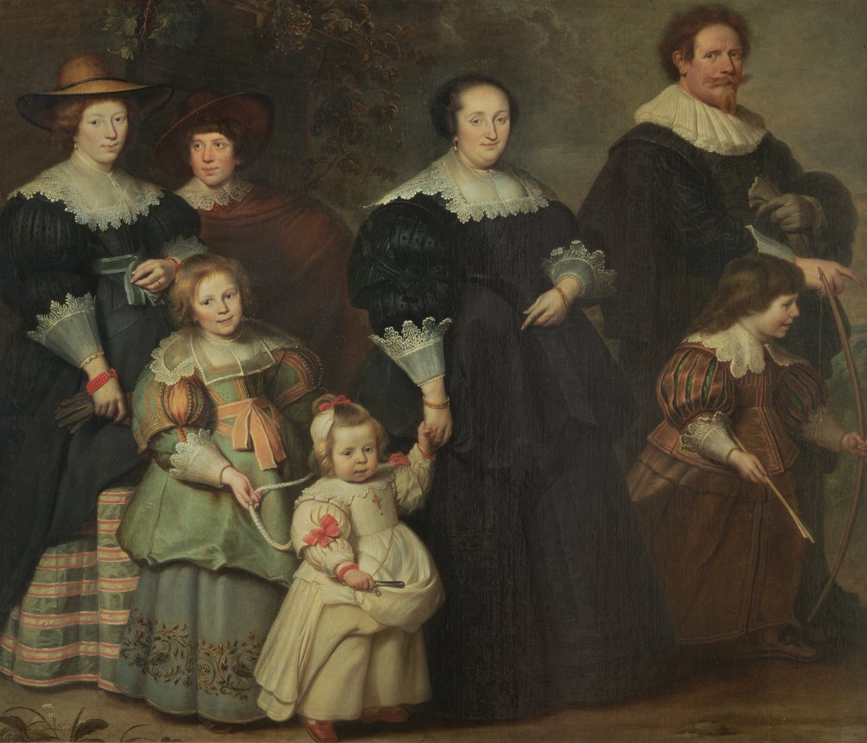 Familjeporträtt, ca 1630 av Cornelis de Vos