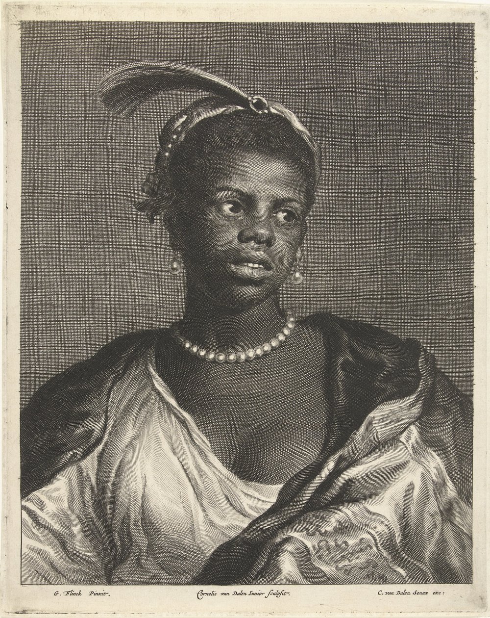 Svart tjej av Cornelis van Dalen II
