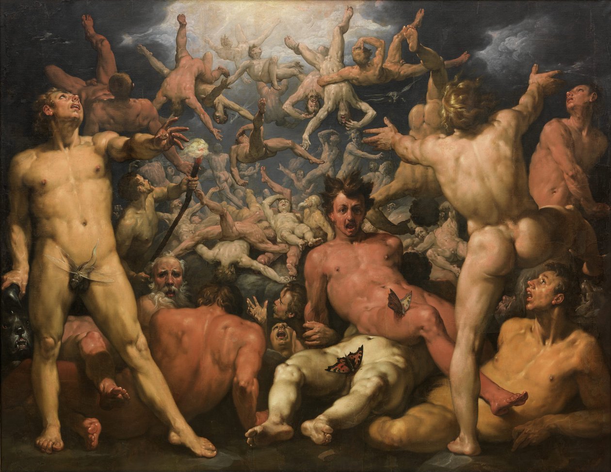 Fall of the Titans av Cornelis van Haarlem